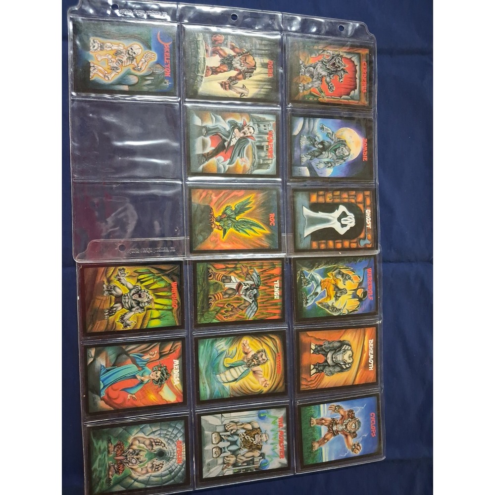 Vtg. Monster in my Pocket 1991 Kids Trading Cards Lot Of 16